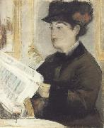 Edouard Manet Femme lisant (mk40) oil painting on canvas